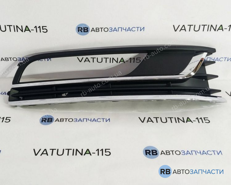 3AA854662A9B9 Решітка бампера R + 2 хром. молдинга