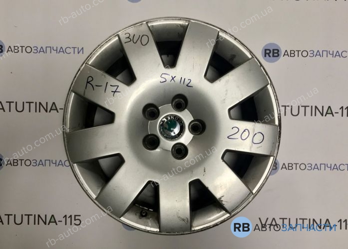 3U0601025 Диски Cubic R17 5x112 Skoda (4шт)