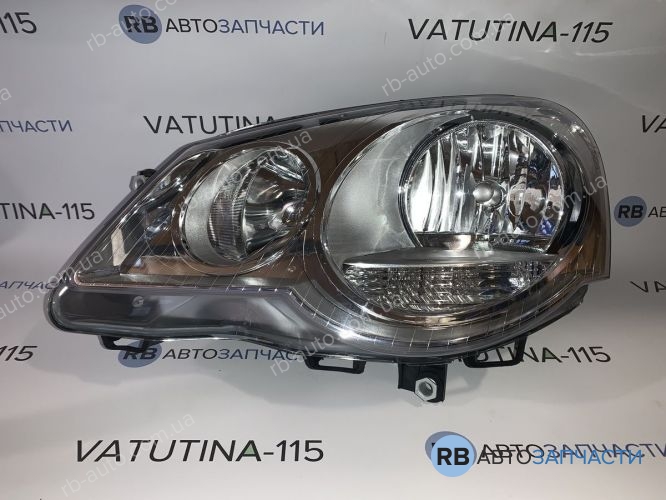 441-11A8L-LD-EM Фара основна L Н7+H1 хром. відбивач