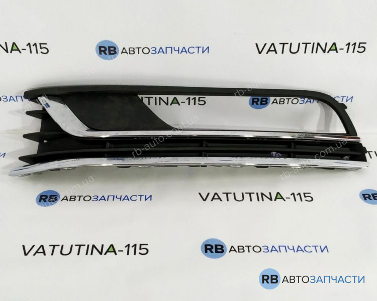 KH9547992 Решітка бампера L + 2 хром. молдинга - 3AA854661A9B9