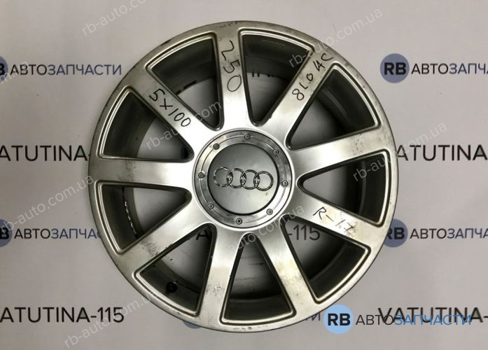 8L0601025AC Диски 9 шпиць R17 5x100 Audi (4шт)