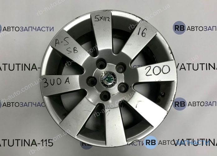 3U0601025A Диски Metan R16 5x112 Skoda (4шт)