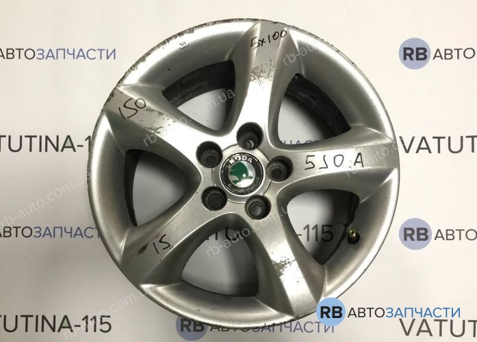 5J0601025A Диски Antares R15 5x100 Skoda (4шт) - RESTAVR