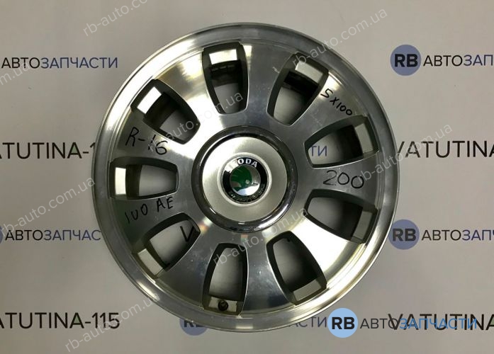 1U0601025AE Диски Metallica R16 5x100 Skoda (4шт)
