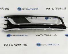 Решітка бампера L + 2 хром. молдинга - 3AA854661A9B9