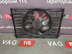 Дифузор + вентилятор (без 2 шторок) - 8W0121003G
