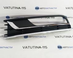 Решітка бампера L + 2 хром. молдинга